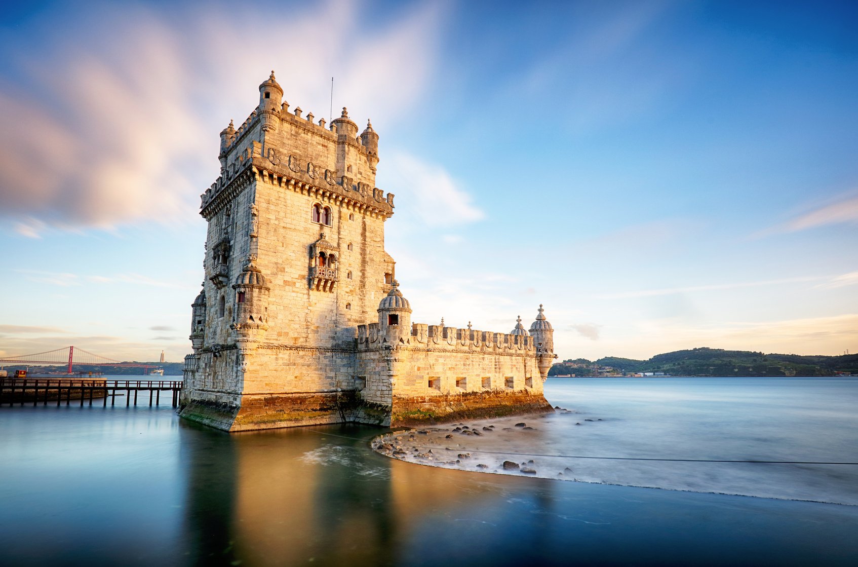 Lisbon,  Belem Tower - Tagus River, Portugal